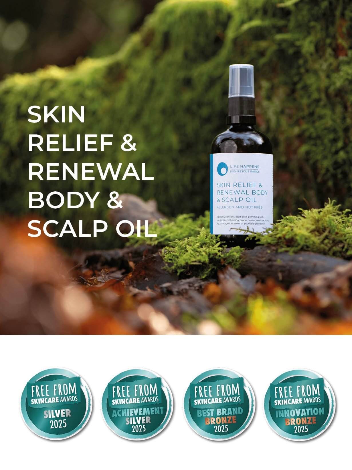 Skin Relief and Renewal - Body & Scalp Oil Allergen & Nut-Free