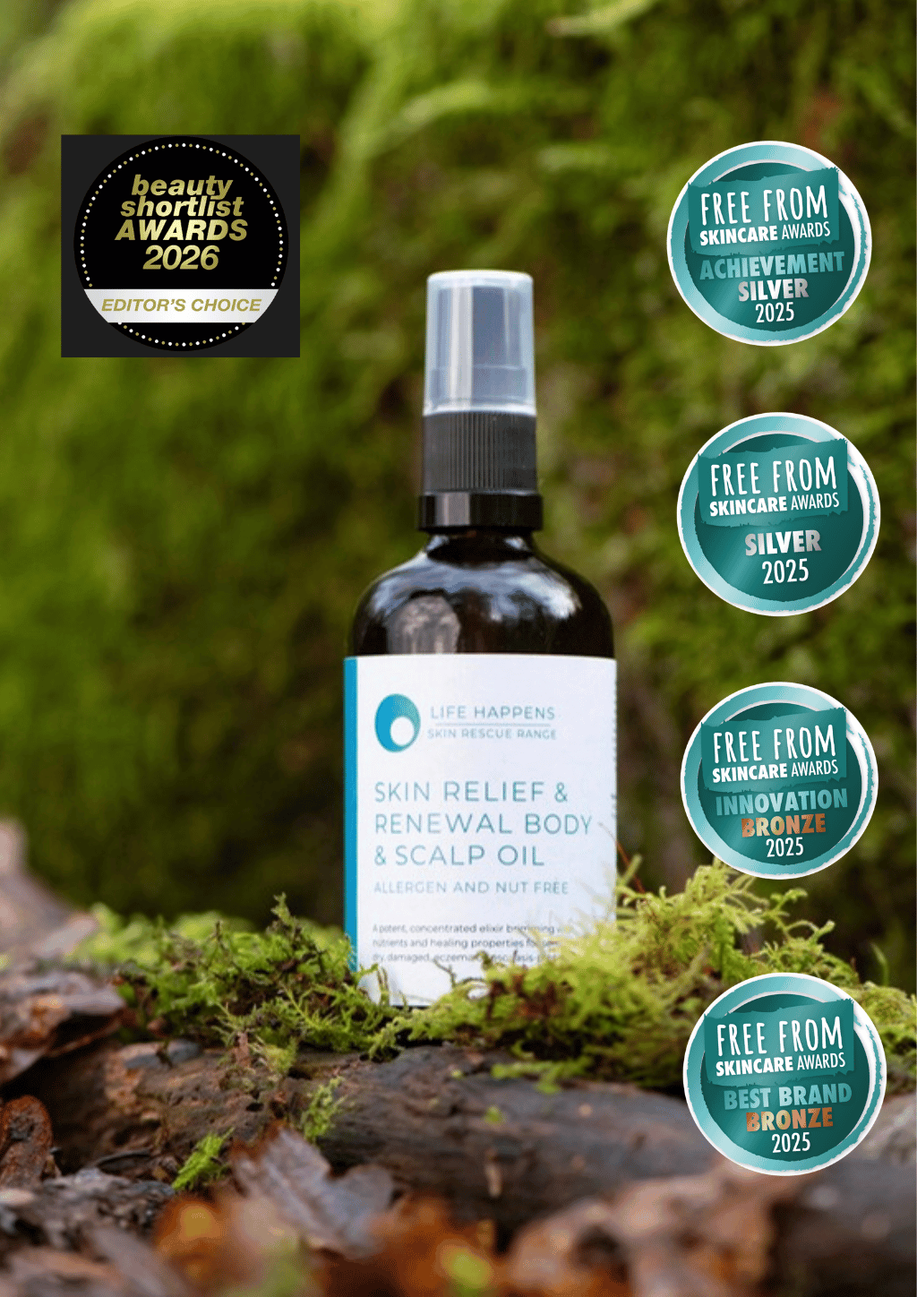 Skin Relief and Renewal - Body & Scalp Oil Allergen & Nut-Free - Image 7