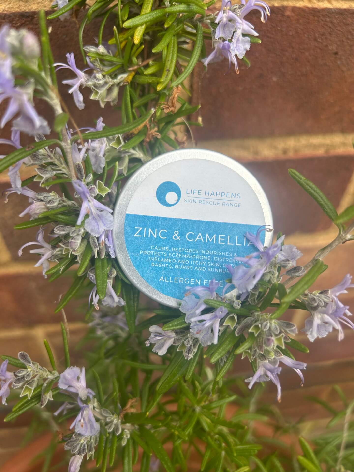 zinc and camellia balm for sensitive problem skin